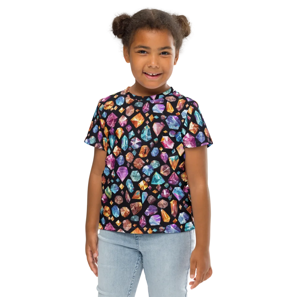 Gemstorm on Kids Crew Neck T-Shirt — Front