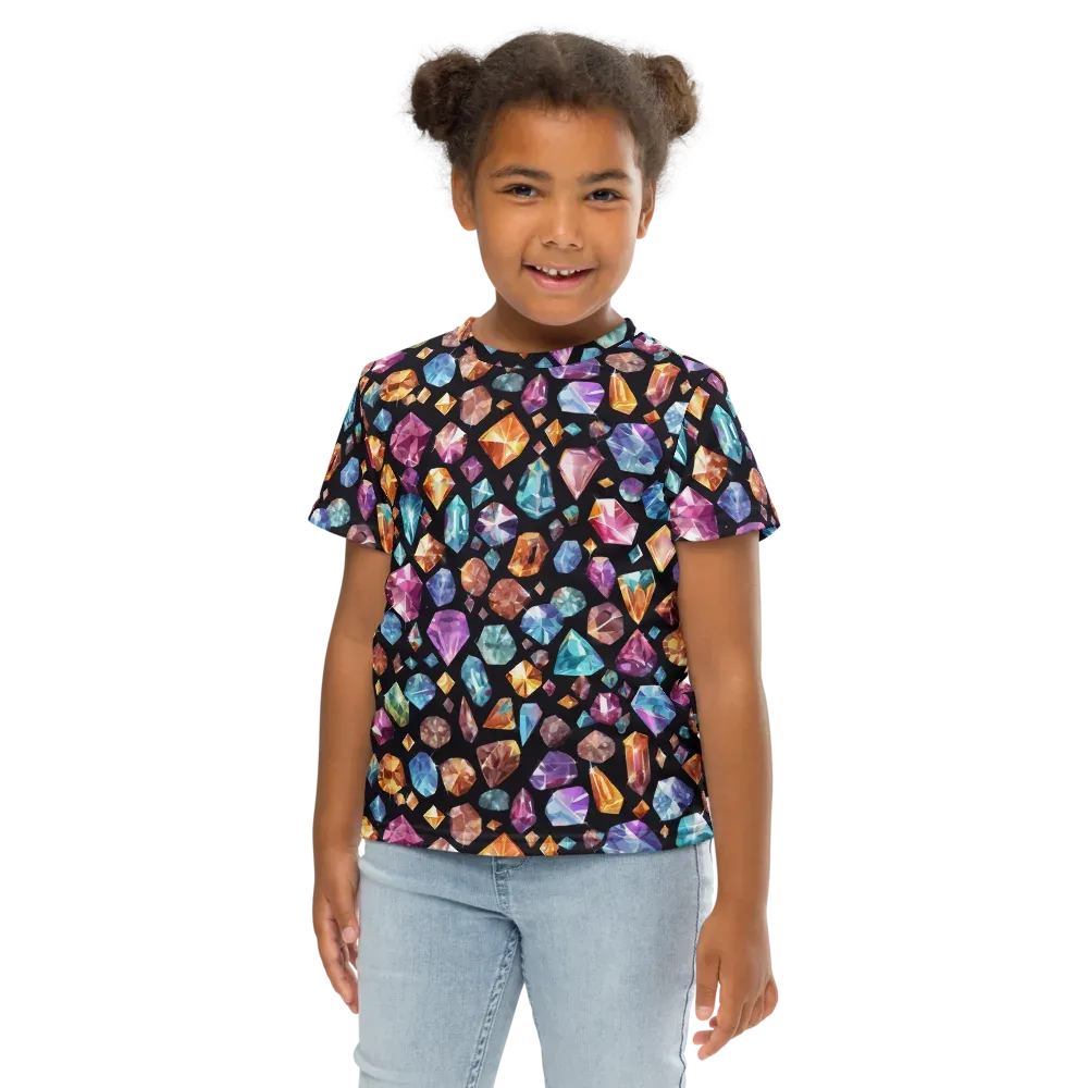Gemstorm on Kids Crew Neck T-Shirt — Front