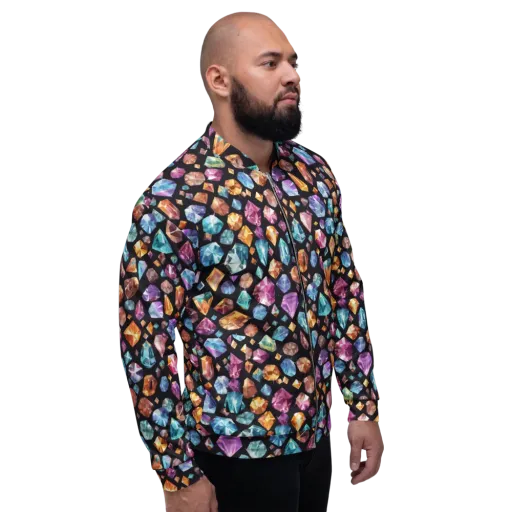 Gemstorm on a Bomber Jacket