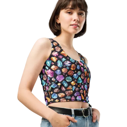 Gemstorm on a Crop Top