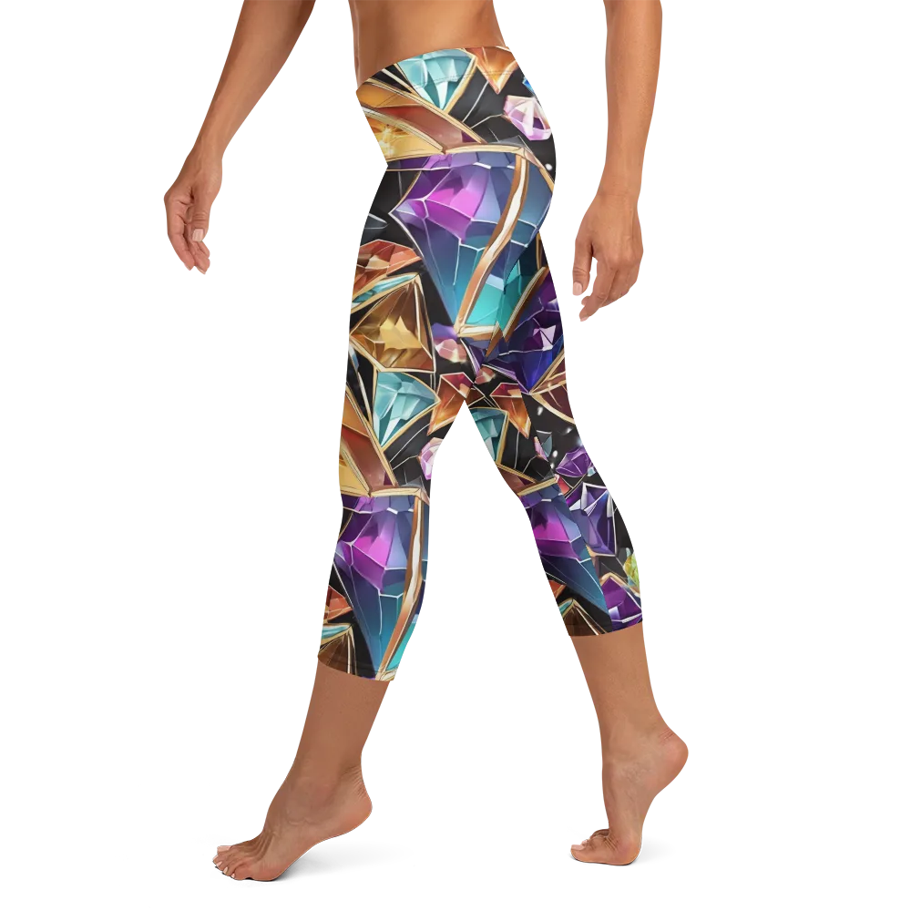 Prismatic Vault on Capri Leggings — Left