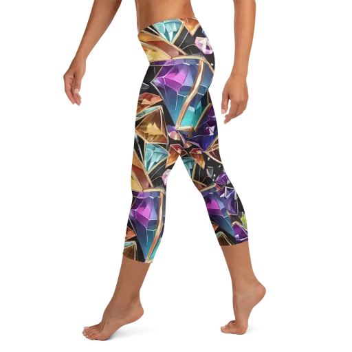 Prismatic Vault on a Capri Leggings
