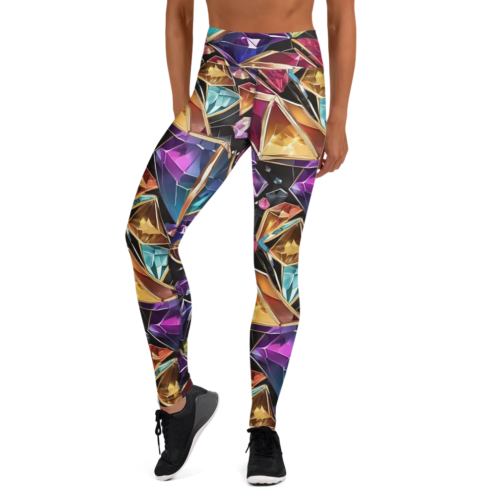 Prismatic Vault on Yoga Leggings — Front