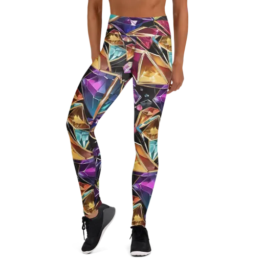 Prismatic Vault on a Yoga Leggings
