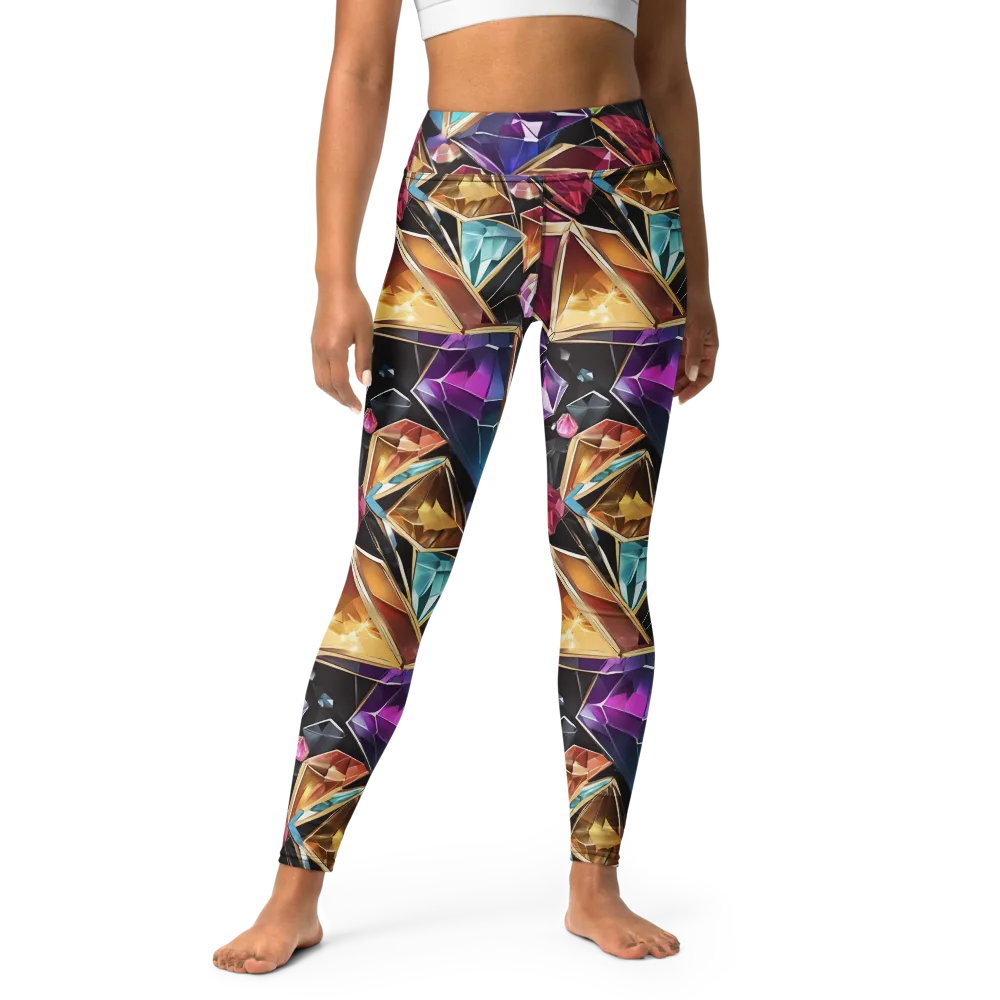 Prismatic Vault on Yoga Leggings — Front