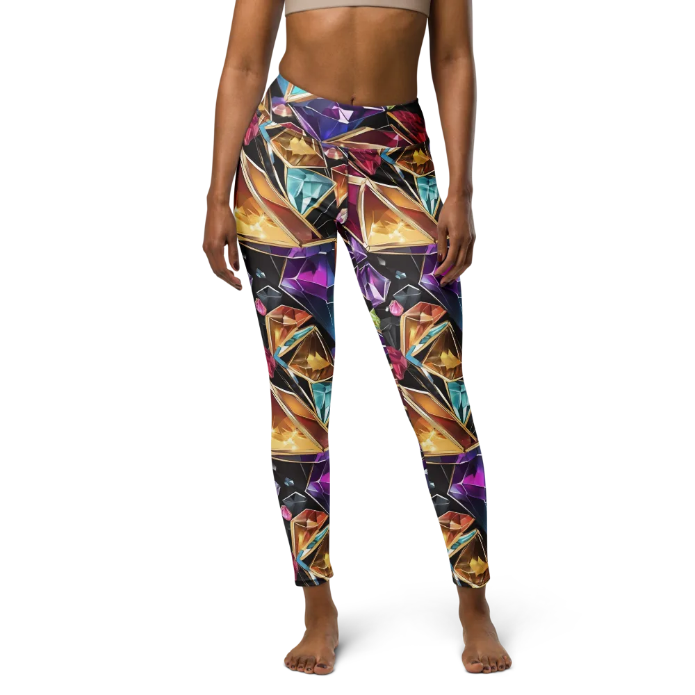 Prismatic Vault on Yoga Leggings — Front
