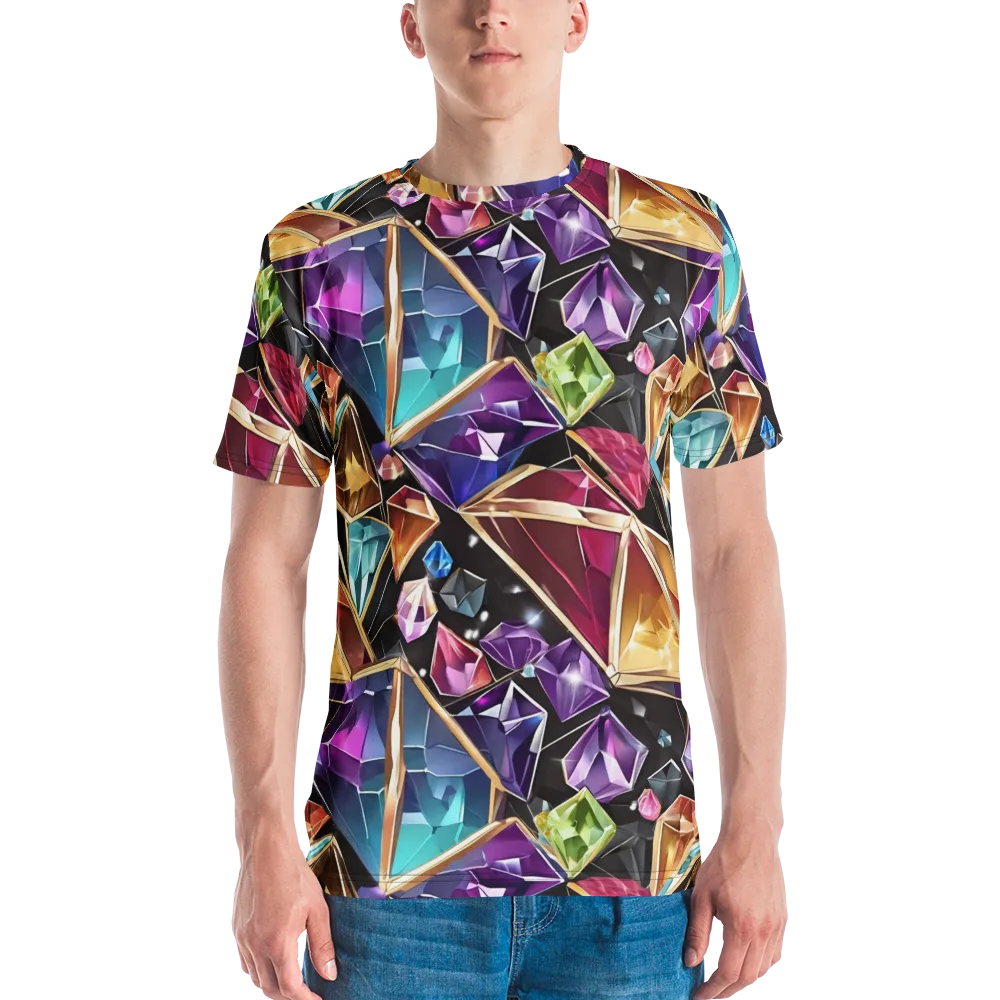 Prismatic Vault on Men's Crew Neck T-Shirt — Front