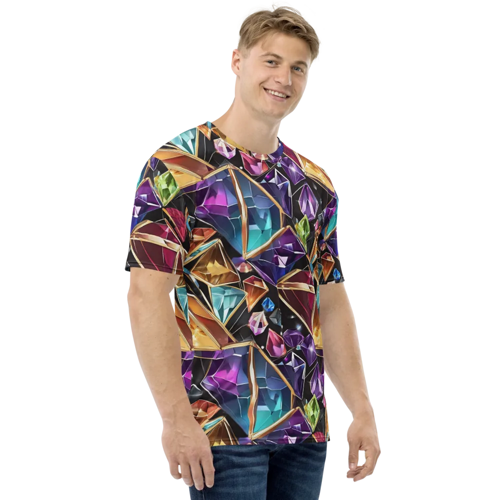 Prismatic Vault on Men's Crew Neck T-Shirt — Right