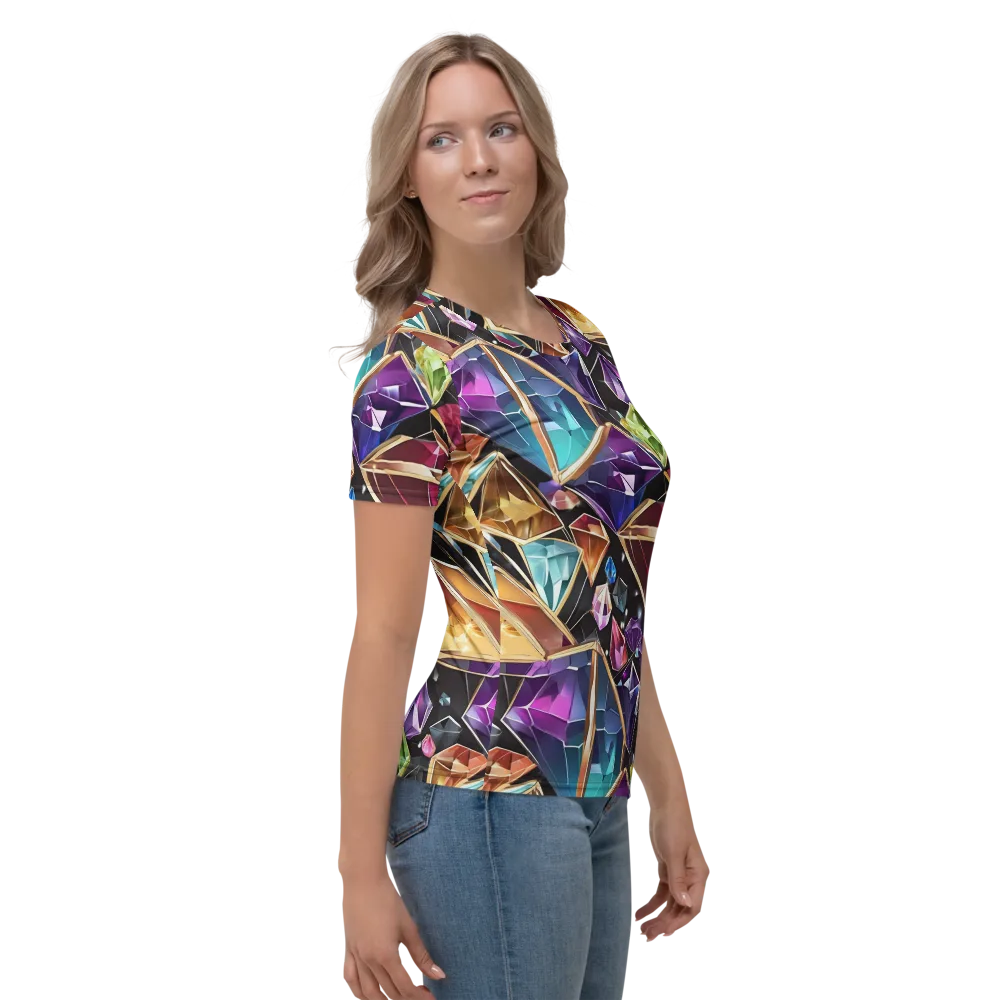 Prismatic Vault on Women's Crew Neck T-Shirt — Right