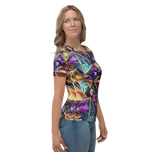 Prismatic Vault on a Women's Crew Neck T-Shirt