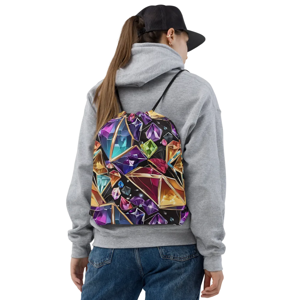 Prismatic Vault on Drawstring Bag — Front