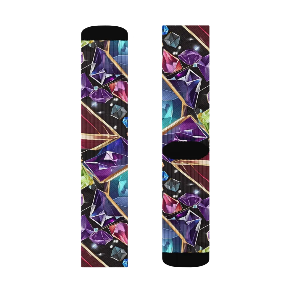 Prismatic Vault on Socks — Right Sock