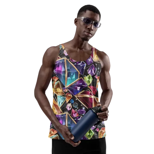 Prismatic Vault on a Men's Tank Top