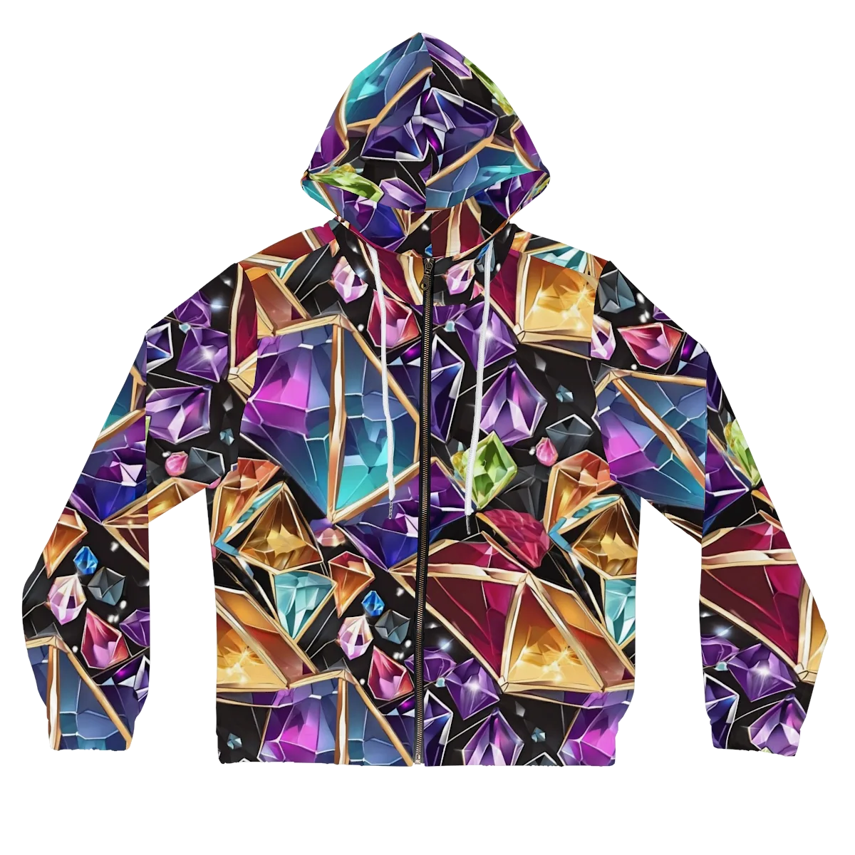 Prismatic Vault on Women's Full-Zip Hoodie — Front