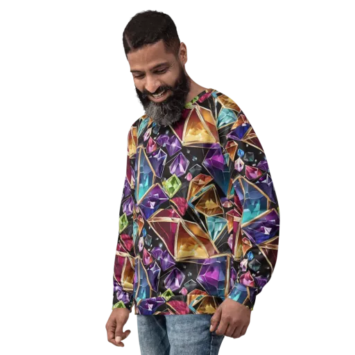 Prismatic Vault on a Sweatshirt