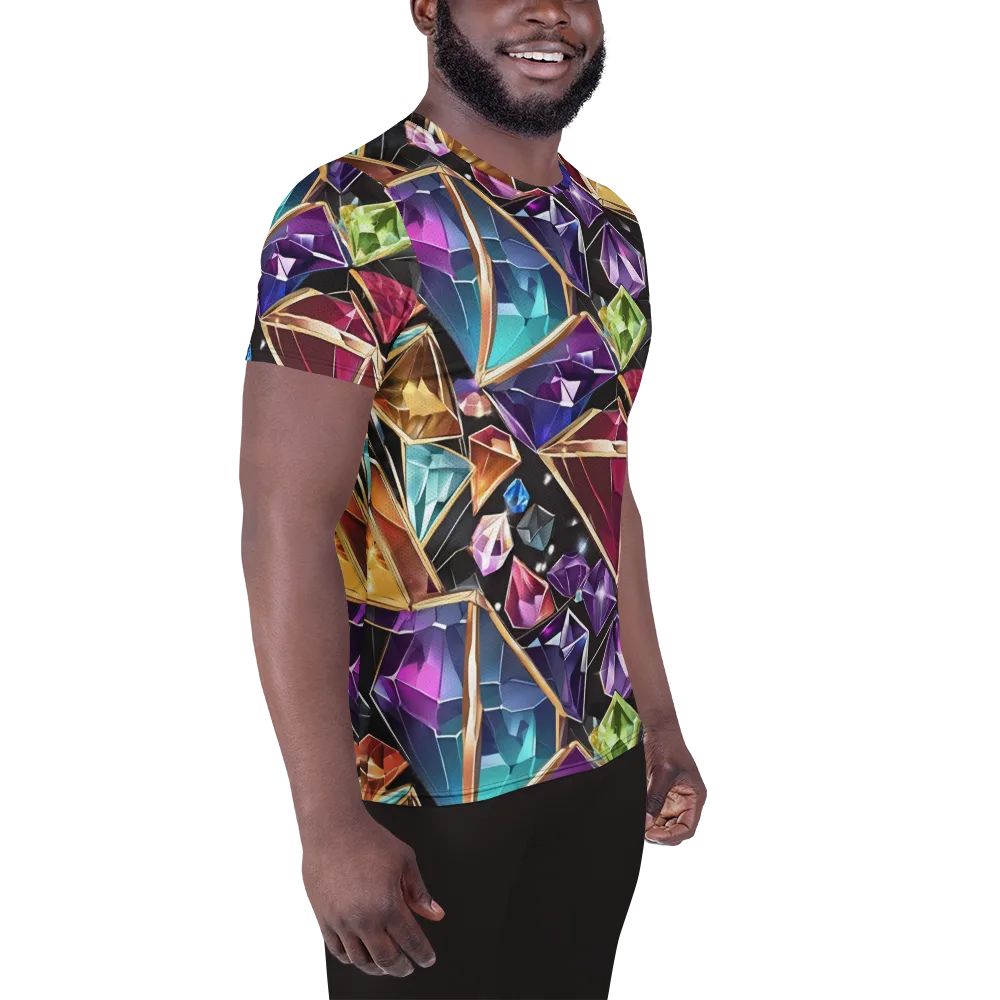 Prismatic Vault on Men's Athletic T-Shirt — Right