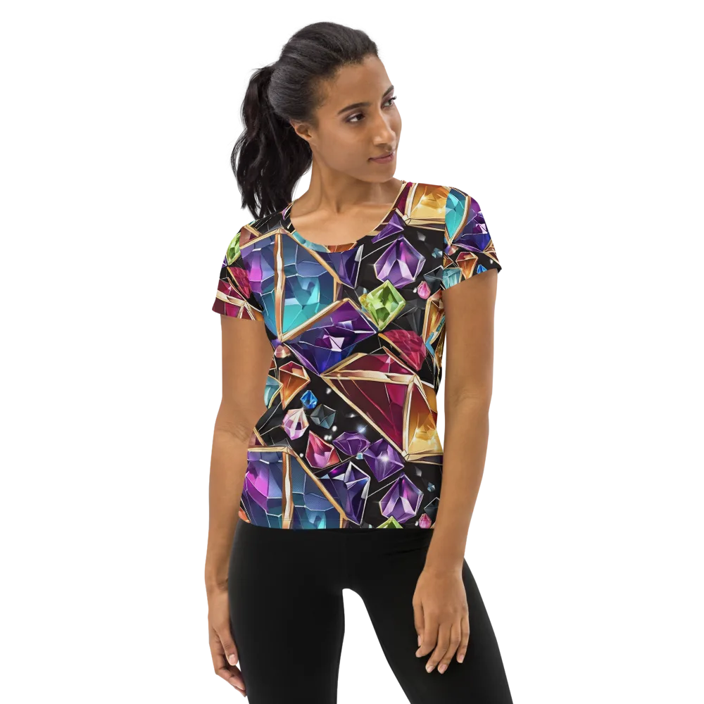 Prismatic Vault on Women's Athletic T-Shirt — Front