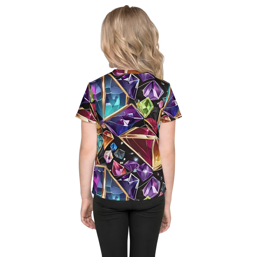 Prismatic Vault on Kids Crew Neck T-Shirt — Back