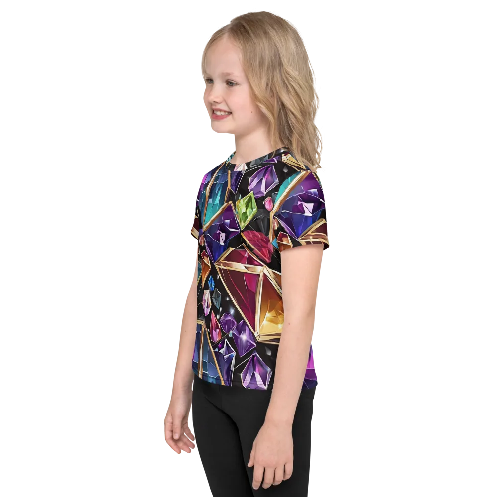 Prismatic Vault on Kids Crew Neck T-Shirt — Left