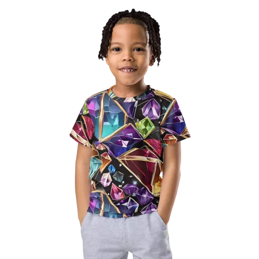 Prismatic Vault on a Kids Crew Neck T-Shirt