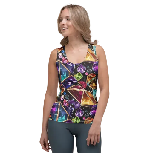 Prismatic Vault on a Women's Tank Top
