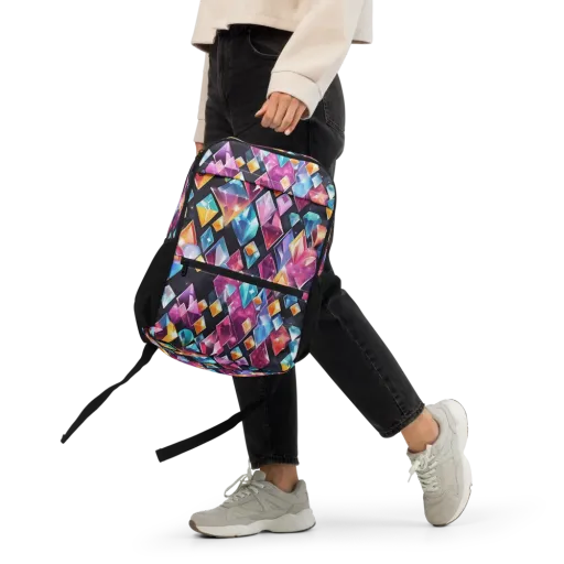 Prismatic Midnight on a Utility Backpack