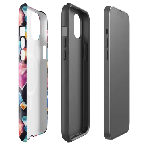 Prismatic Midnight on a MagSafe Tough Case for iPhone®