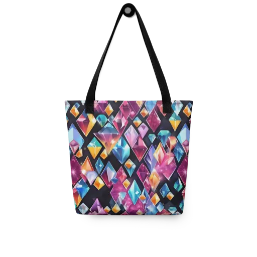Prismatic Midnight on a Tote Bag