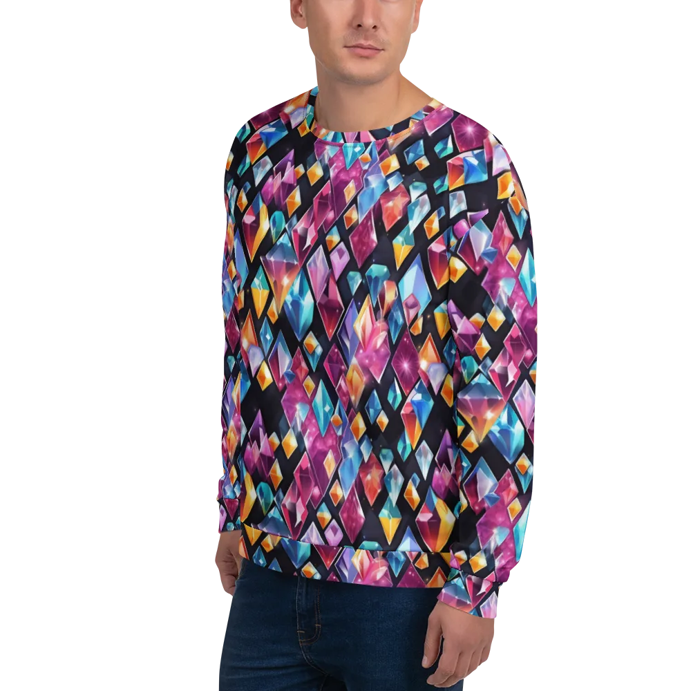 Prismatic Midnight on Sweatshirt — Left Front