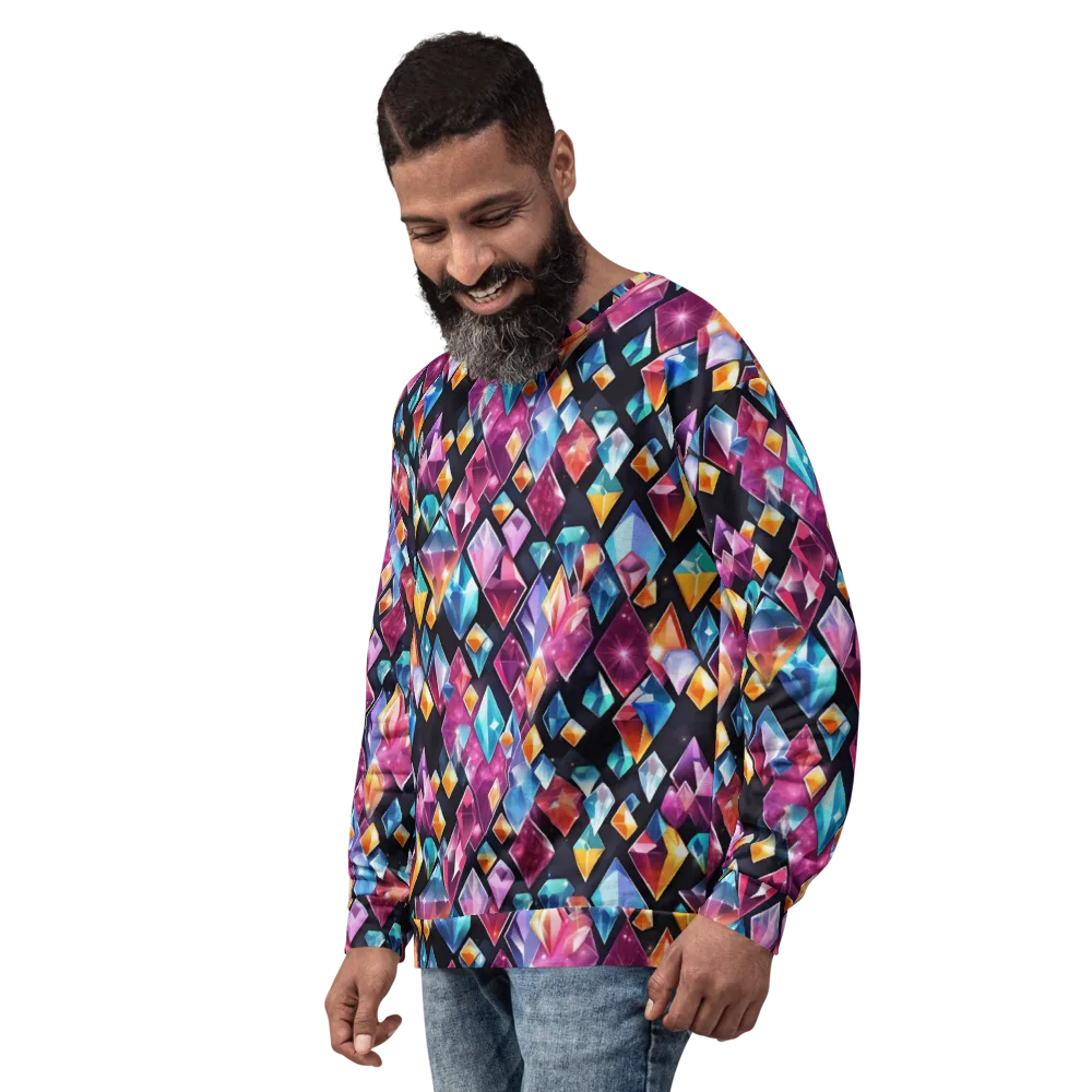 Prismatic Midnight on Sweatshirt — Left Front