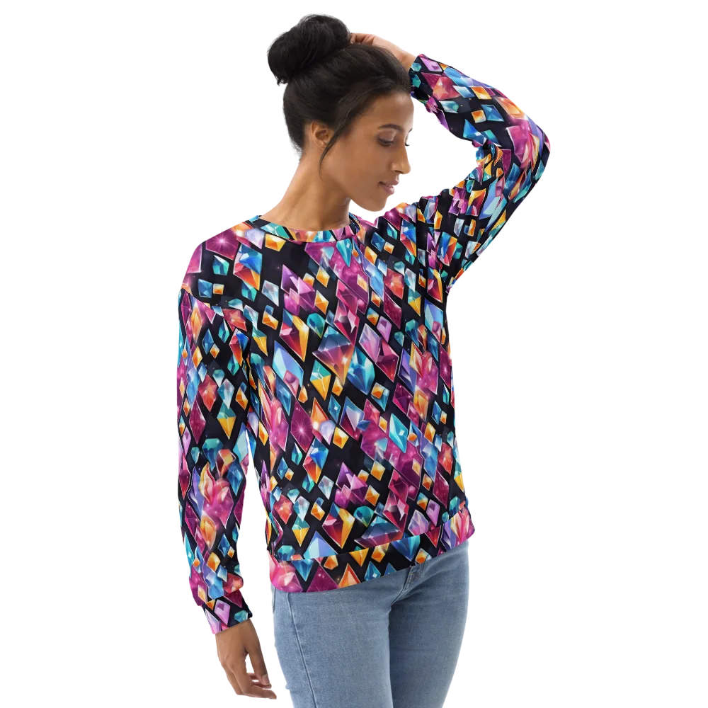 Prismatic Midnight on Sweatshirt — Right Front