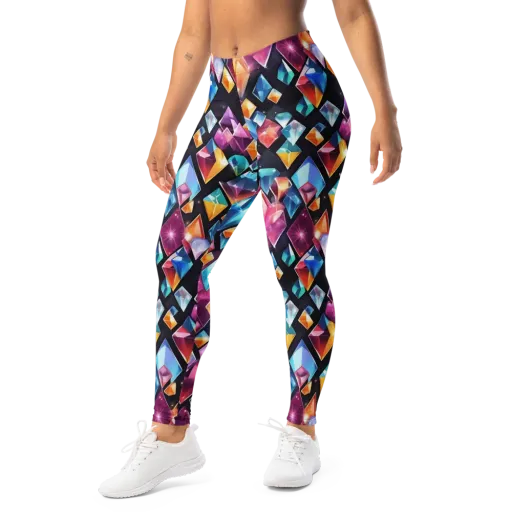Prismatic Midnight on a Leggings