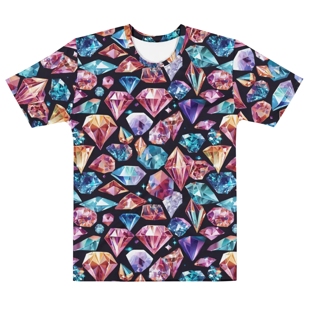 Midnight Carats on Men's Cotton Crew Neck T-Shirt — Front
