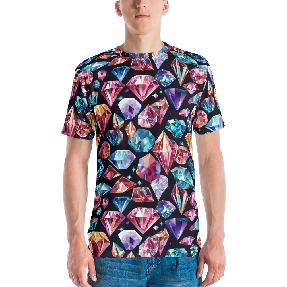 Midnight Carats on Men's Crew Neck T-Shirt — Front
