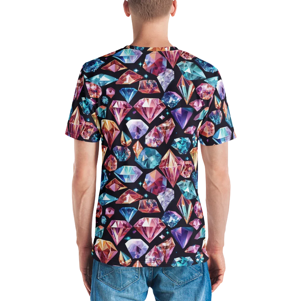 Midnight Carats on Men's Crew Neck T-Shirt — Back