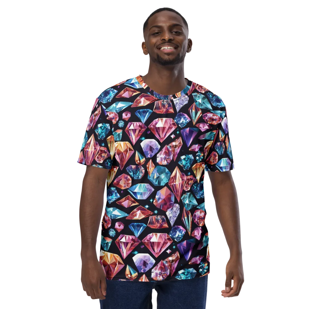 Midnight Carats on Men's Crew Neck T-Shirt — Front