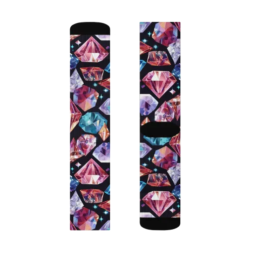 Midnight Carats on a Socks