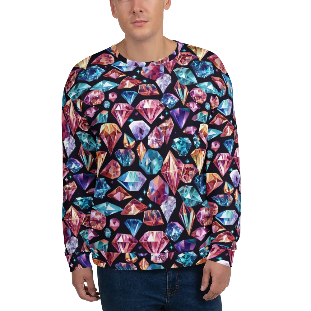 Midnight Carats on Sweatshirt — Front