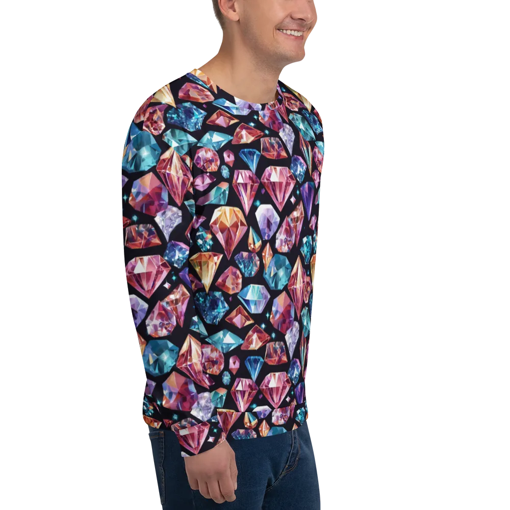 Midnight Carats on Sweatshirt — Right Front