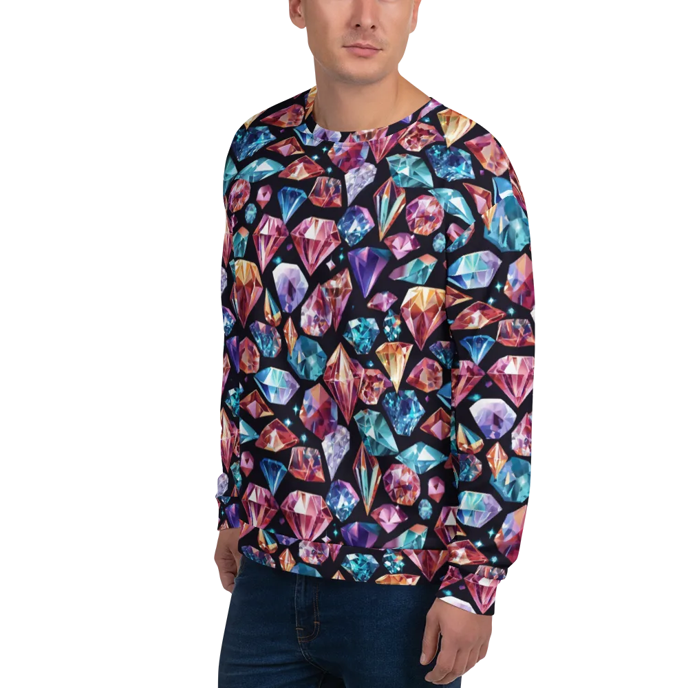 Midnight Carats on Sweatshirt — Left Front