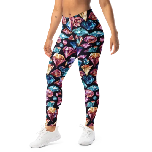 Midnight Carats on a Leggings