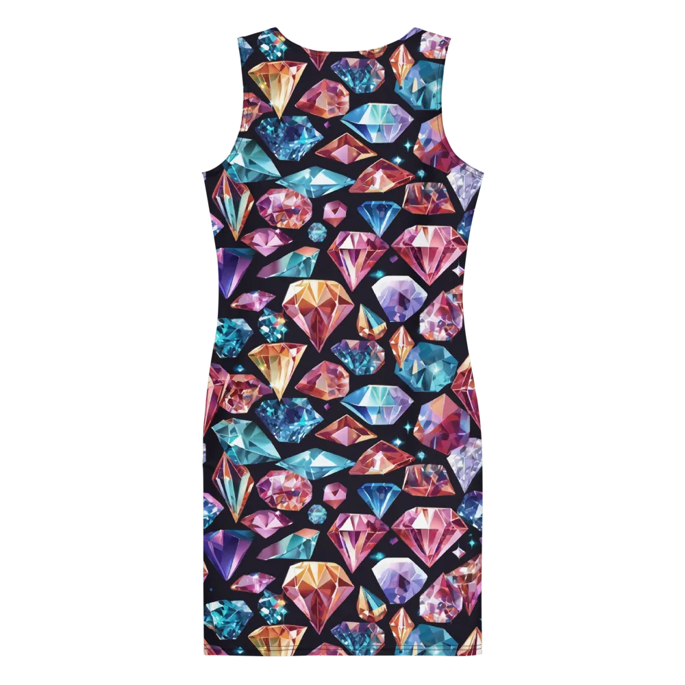 Midnight Carats on Bodycon Dress — Back