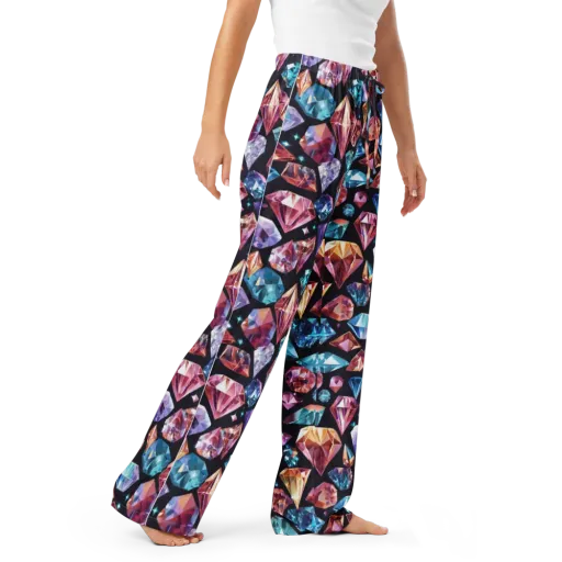 Midnight Carats on a Women's Pajama Pants