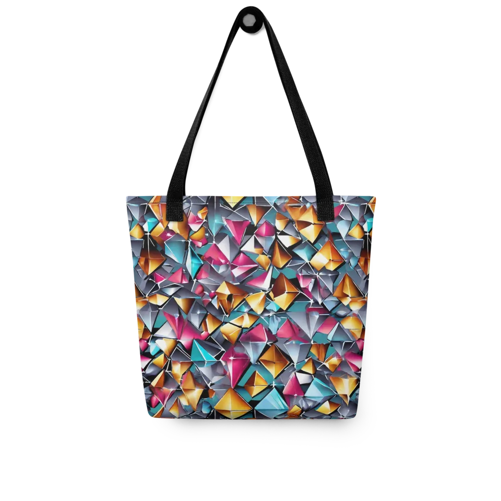 Neon Facet on Tote Bag — Front
