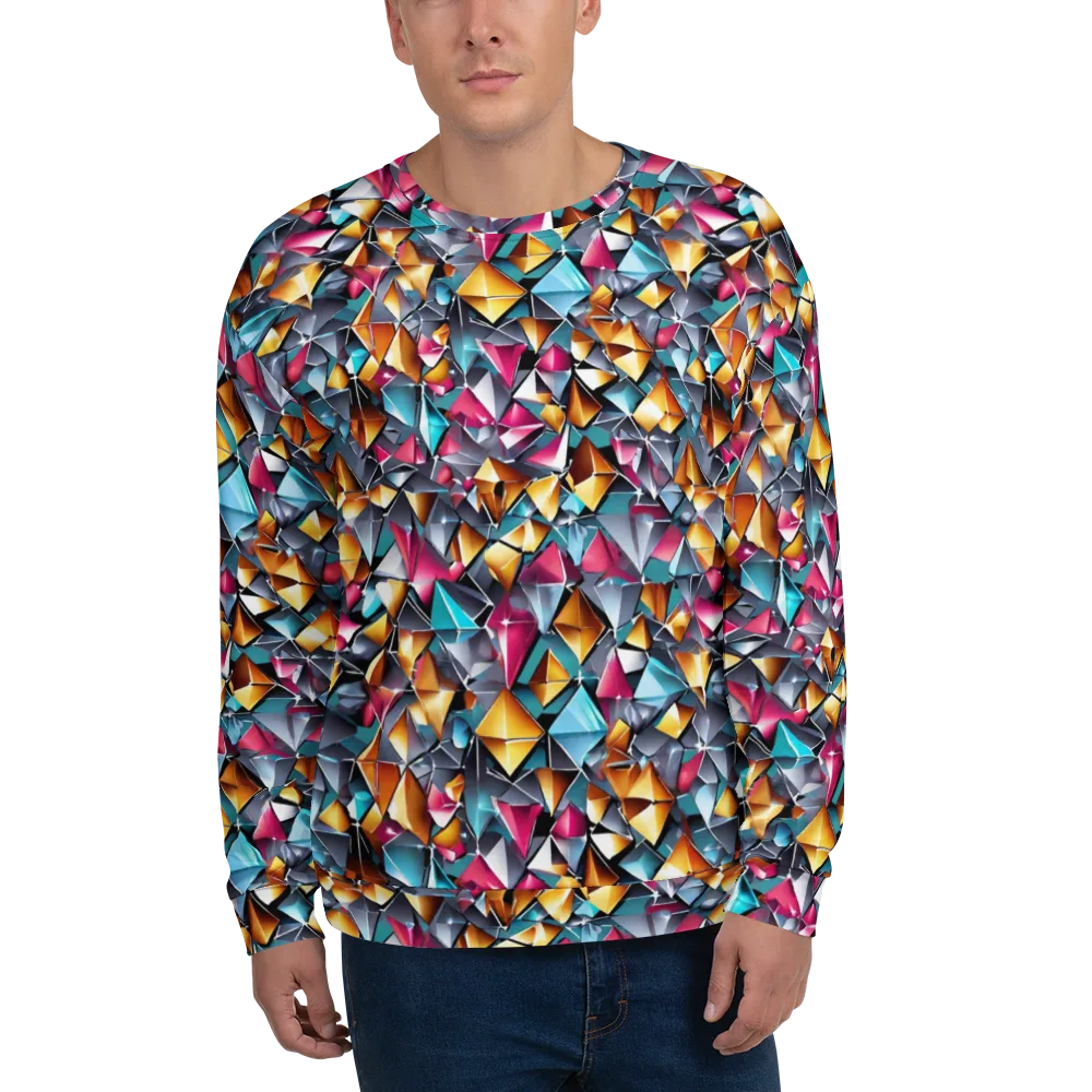 Neon Facet on Sweatshirt — Front