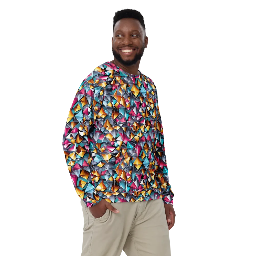 Neon Facet on Sweatshirt — Front