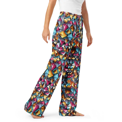 Neon Facet on a Women's Pajama Pants