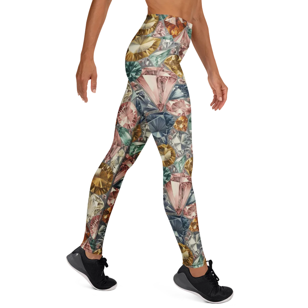 Prismatic Cache on Yoga Leggings — Right