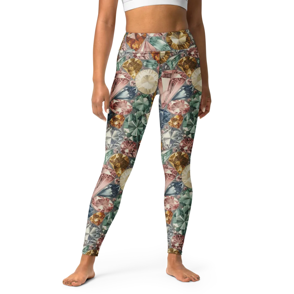 Prismatic Cache on Yoga Leggings — Front