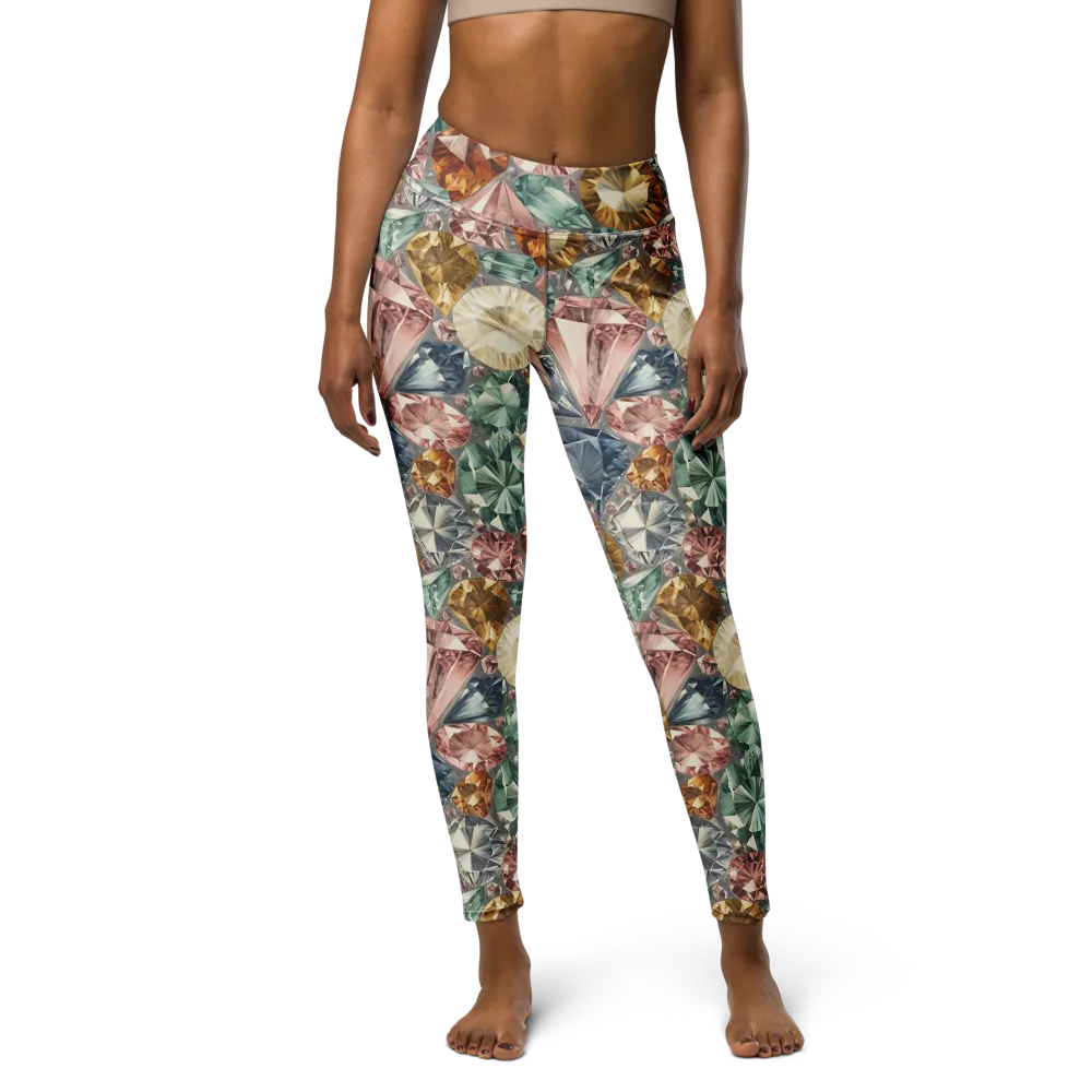 Prismatic Cache on Yoga Leggings — Front